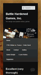 Mobile Screenshot of battlehardenedgames.com