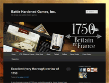 Tablet Screenshot of battlehardenedgames.com